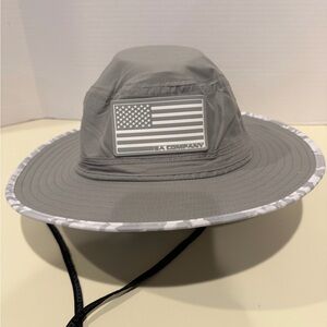 Soul Of Adventure Bucket Hat From SA Great Condition Ghost American Flag 2.0